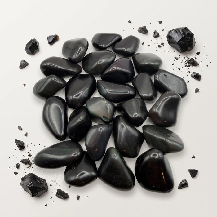 Pulēts varavīksnes Obsidiāns (10–15g)