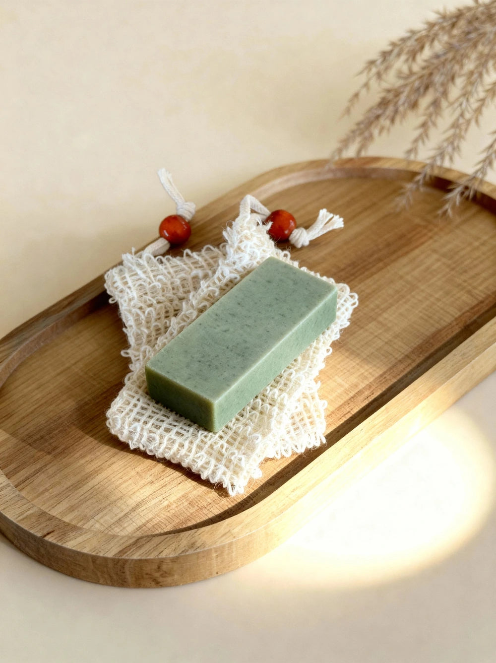 Ekoloģisks ziepju maisiņš, dabīgas ziepes dāvanu komplektam, Zero Waste vannas piederumi, MarreDeco roku darbs