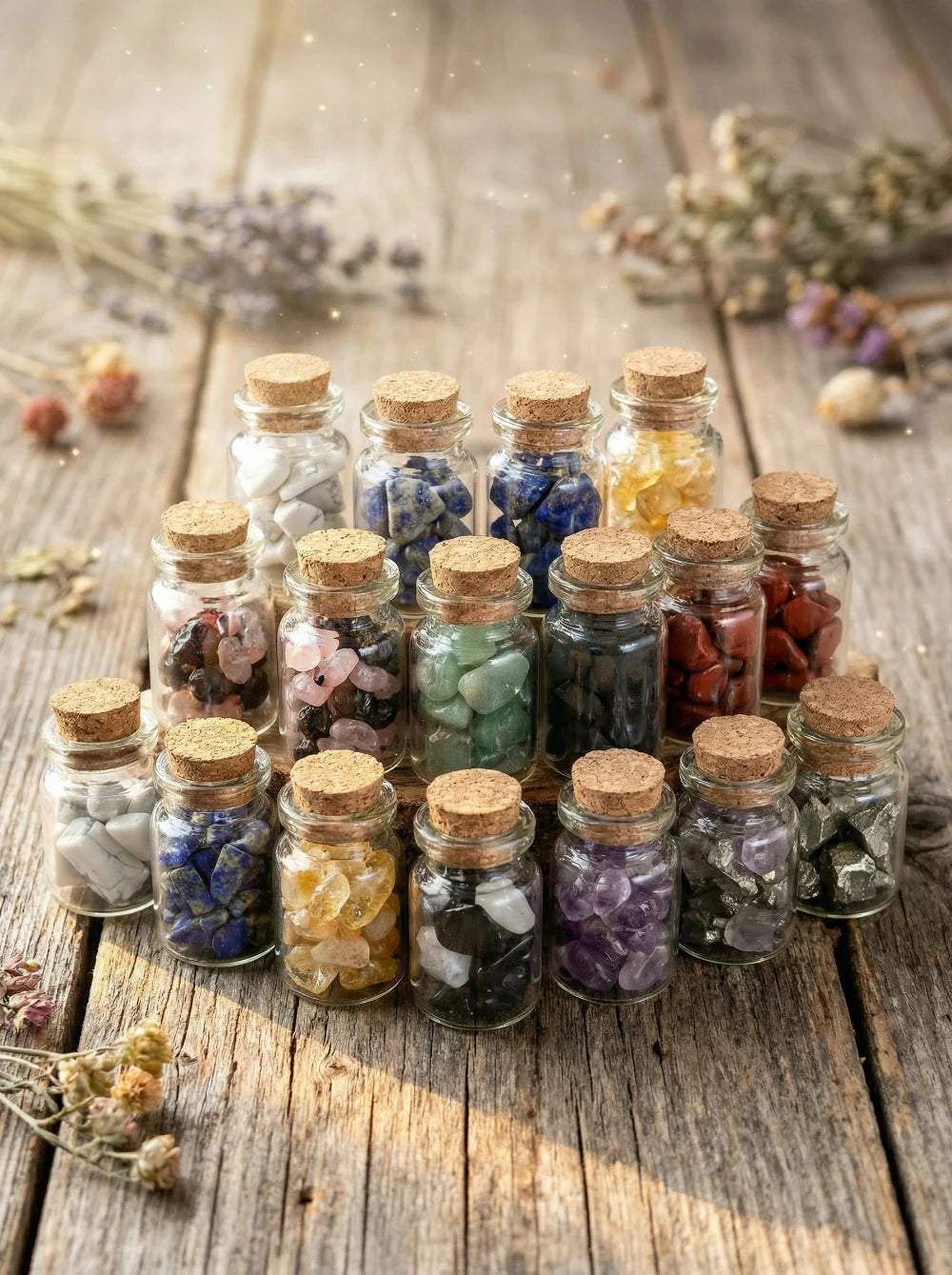 dabīgo-kristālu-un-minerālu-kolekcija-stikla-burciņās-marredeco-dāvanas