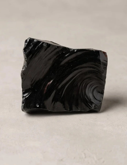 Neapstrādāts MELNAIS OBSIDIĀNS | Spēcīgs aizsardzības un attīrīšanas kristāls