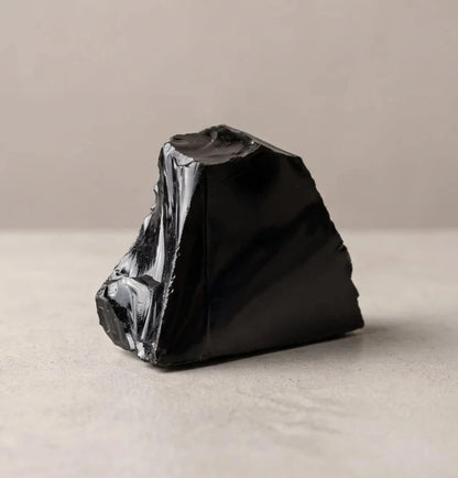 Puspulēts MELNAIS OBSIDIĀNS | Spēcīgs aizsardzības un attīrīšanas kristāls